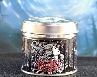 Lilith Witchcraft 8oz, 220ml handmade Soy Wax Candle