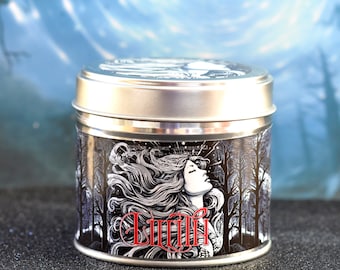 Lilith Witchcraft 8oz, 220ml handmade Soy Wax Candle