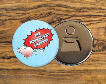 Big Trouble in Little Chine 'Pork Chop Express' Bottle Opener Magnet