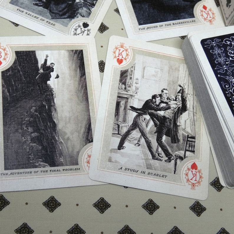 Sherlock Holmes Illustrated Playing Cards image 9