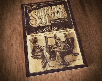 Sherlock Holmes 'Elementary my dear writer' Notebook