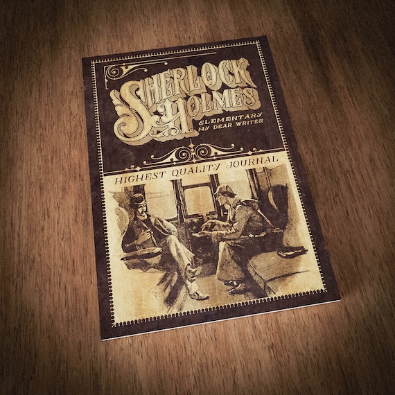 Sherlock Holmes 'Elementary my dear writer' Notebook