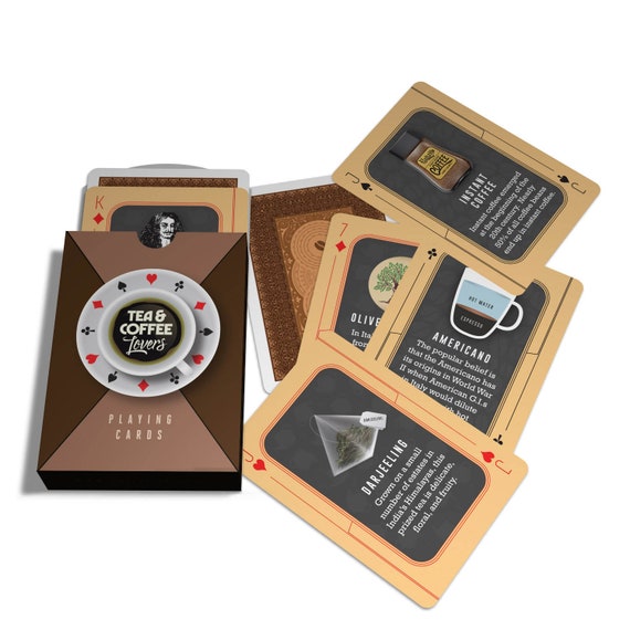 Tea & Coffee Lovers Playing Cards