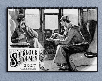 Sherlock Holmes 2027 Calendar A4
