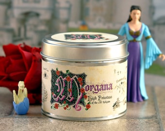 Morgana Scented Candle, 8oz, 220ml handmade Soy Wax Candle