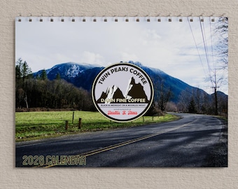Twin Peaks Inspired 2026 Calendar A4