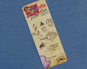 Merlin of Camelot inspired Bookmark