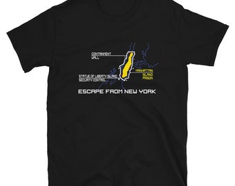 Escape From New York - Manhattan Map Tee