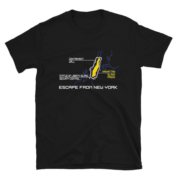 Escape From New York - Manhattan Map Tee