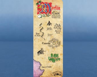 Merlin of Camelot inspired Bookmark