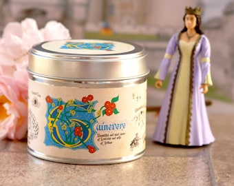 Guinevere Scented Candle, 8oz, 220ml handmade Soy Wax Candle