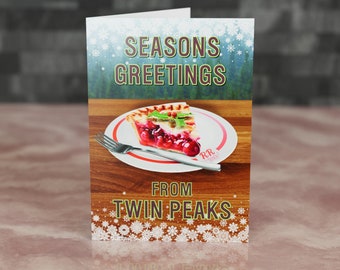 RR Diner, Twin Peaks Christmas card.