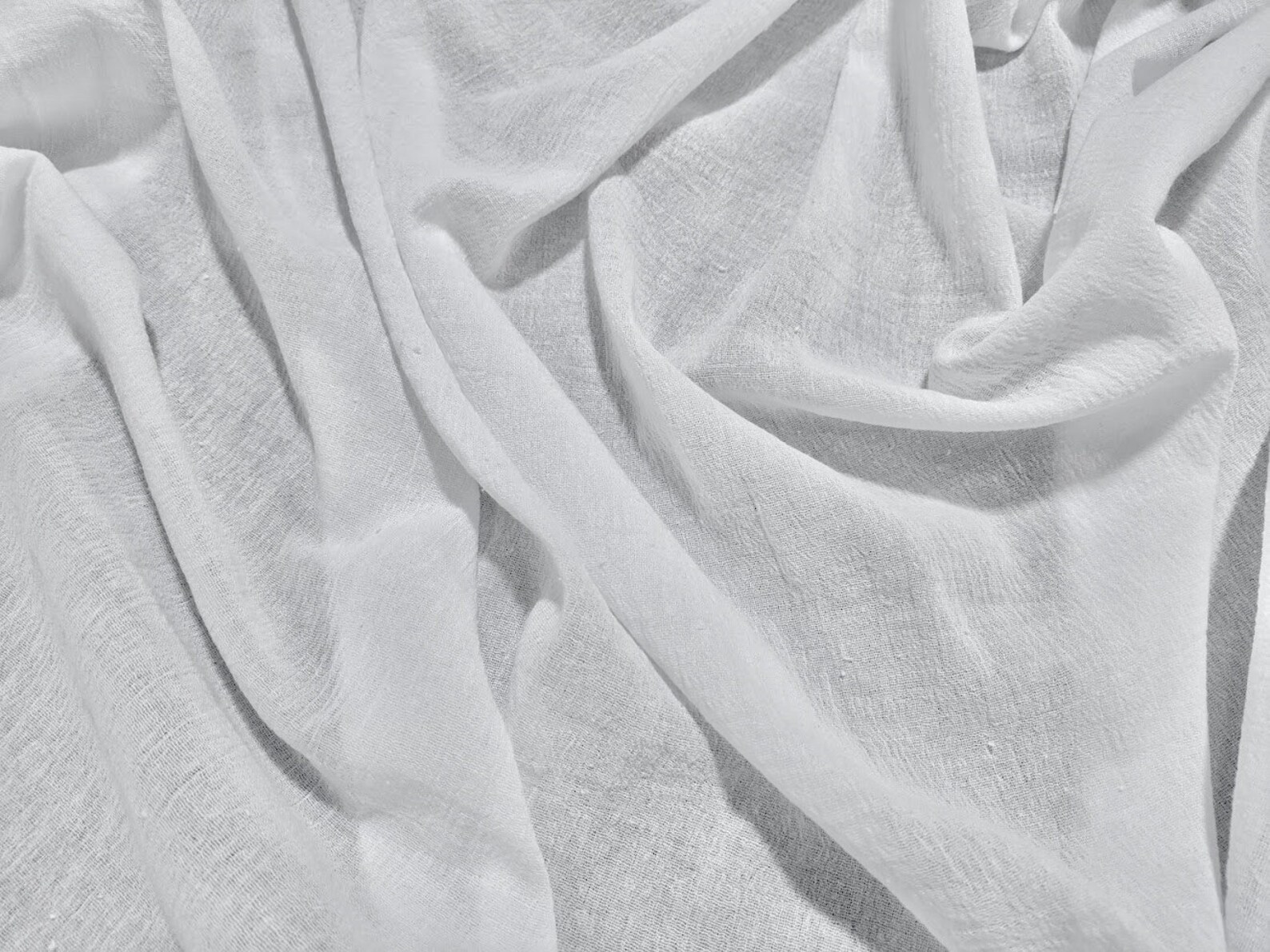 WHITE BUBBLE GAUZE Crinkled 100 Cotton Fabric 48 Wide Etsy