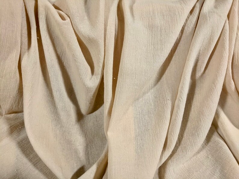 TAN Crinkled Bubble Gauze Fabric 100 Cotton 48 Wide Etsy