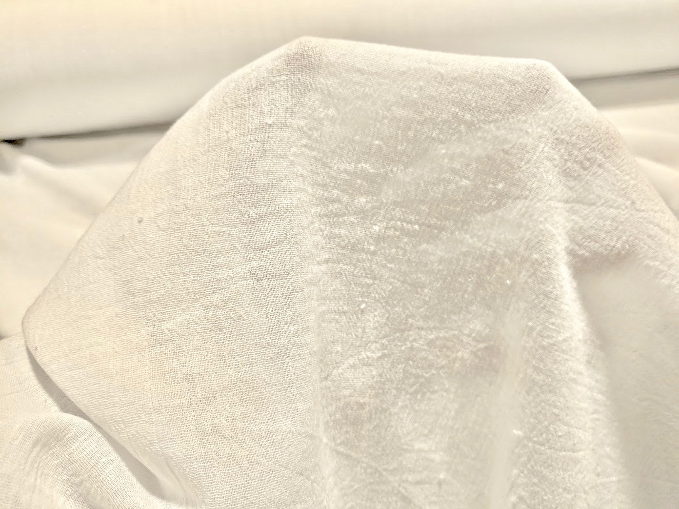 NATURAL Crinkled Bubble Gauze Fabric 100 Cotton 48 Wide Etsy