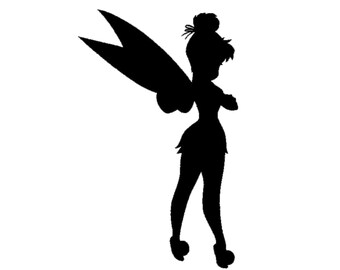 Download Disney Trilli Trilly Tinkerbell Peter Pan Stencil Wall Profile 5 Formats Stencils Digital Svg Dwg Dxf Png Pdf Silhouette Cutting Files Craft Supplies Tools Drawing Drafting