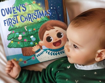 Baby&#39;s First Christmas, Personalized Books, Personalized Gifts, Personalized Children&#39;s Book, Christmas Eve Story Book, Personalised Book.