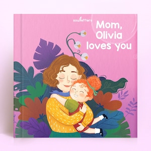 Personalized Children&#39;s Book | Baby Gift | Mothers Day Book | Custom Name Book | Made To Help Settle A Child to Sleep | Gift for Kids