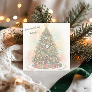 Lach-Out-Loud Weihnachtskarte mit einem bezaubernden Weihnachtsbaum | Verschmitzte Weihnachtsgrüße