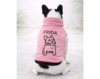 custom dog shirt, custom french bulldog shirt, personalized dog, dog owners gift, custom dog gifts, custom dog sweater, small dog sweater