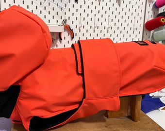 French Bulldog Warm Waterproof Coat, Pug Small Dogs, Custom Made, Adjustable, Handmade