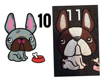 Französische Bulldogge, anpassbarer gepolsterter Hundemantel