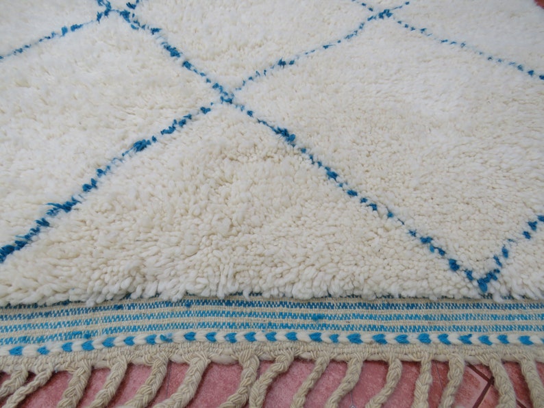 Area Rug Wool Handmade berber beni ourain carpet  Berber Hallway  Runner