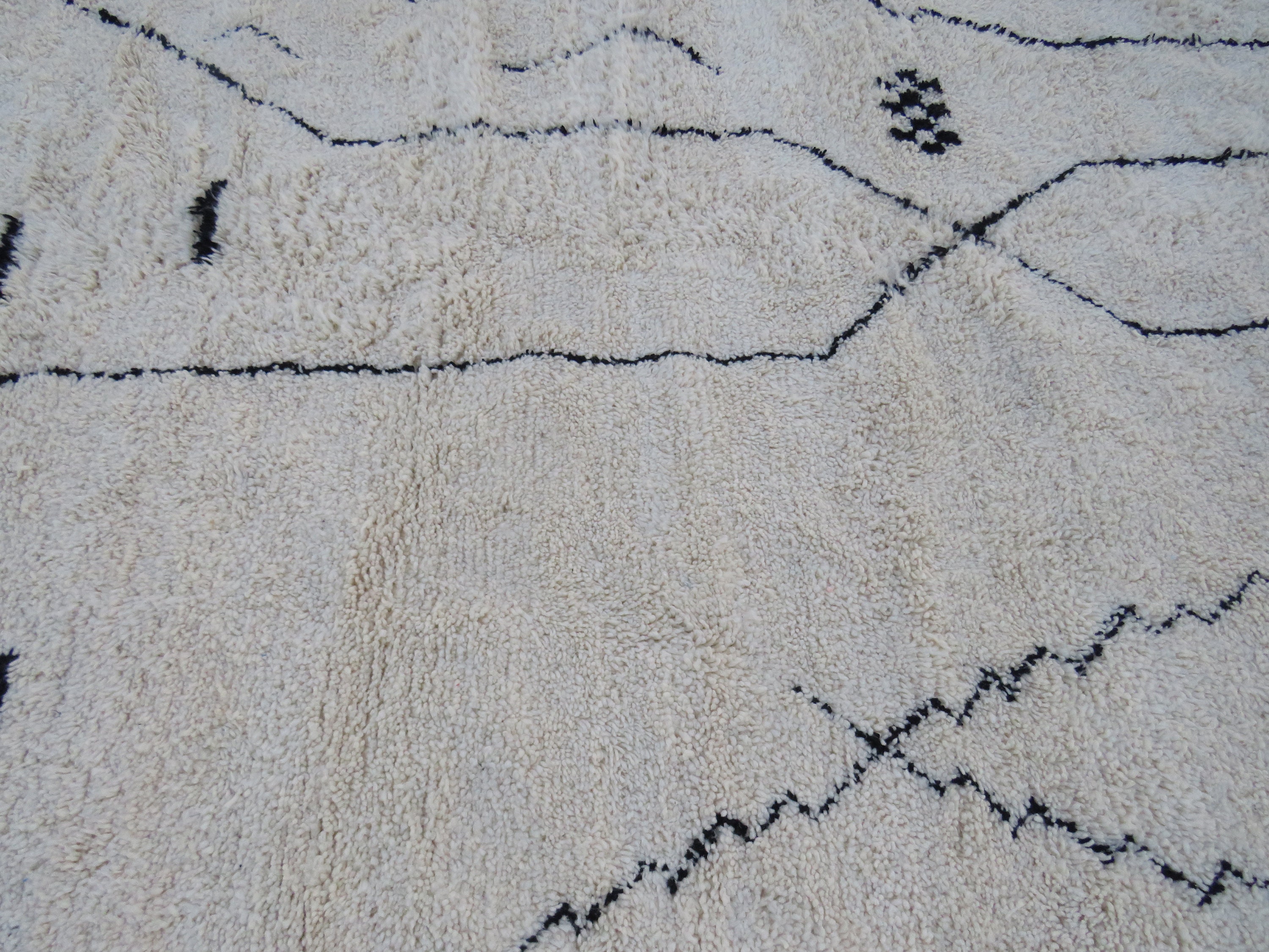 LARGE Beni Ourain Authentic Vintage 100 WOOL Rug Etsy