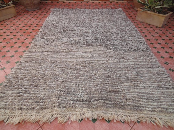 Carpet Beni Ouarain Degraded Beige And Gray 6 X 4 Ft Rustic Etsy