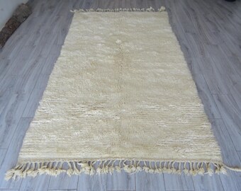 Beniouraincarpet - tappeto marocchino per la casa berbera - filato di lana vintage - tappeti marocchini berberi - tappeto di lana Beniourain - tappeto tuftato - tappeti da area