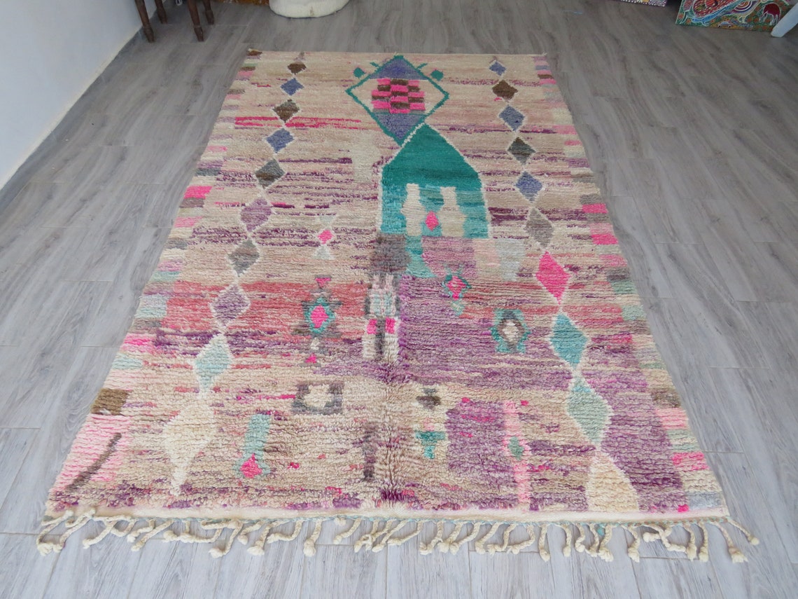 Authentic Handmade Rugs Azilal Authentic Handmade Rug Moroccan Berber - Etsy