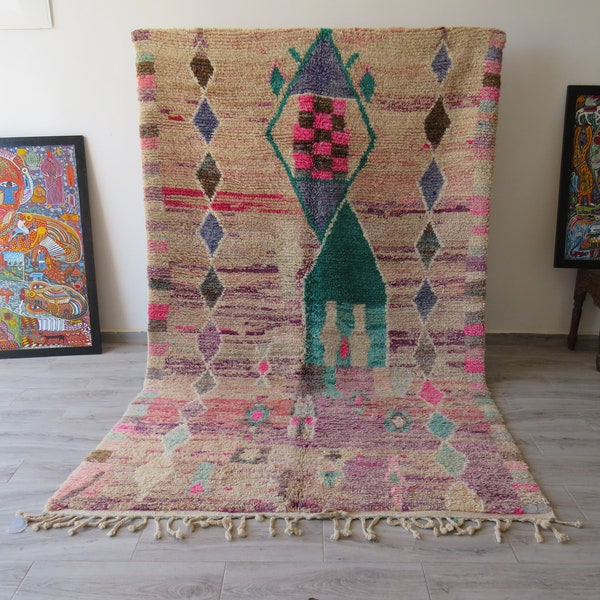 azilal authentic handmade rug moroccan berber