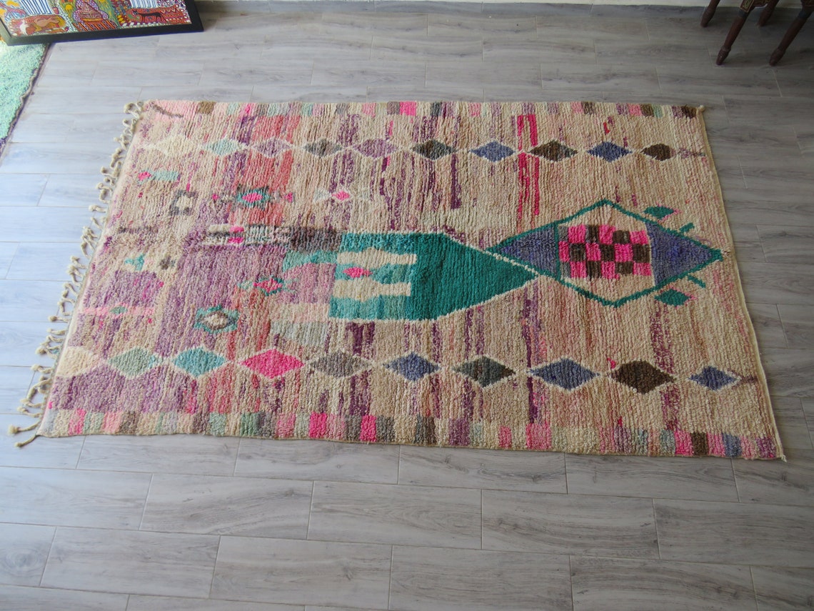 Authentic Handmade Rugs Azilal Authentic Handmade Rug Moroccan Berber - Etsy