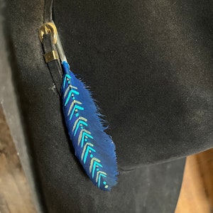 Blue feather