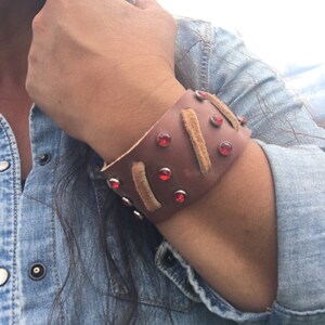 Leather cuff
