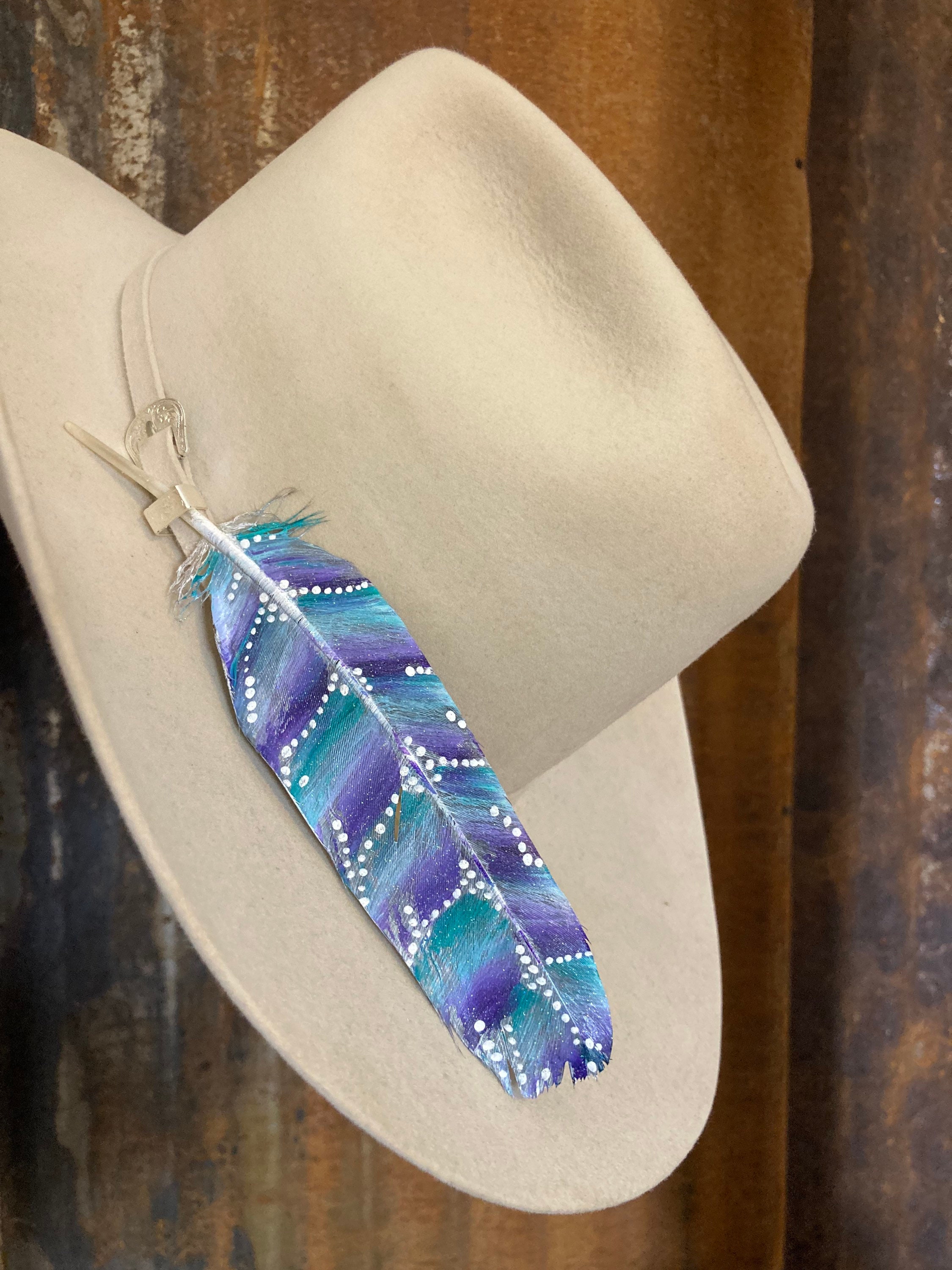 Color Block Feather - Etsy