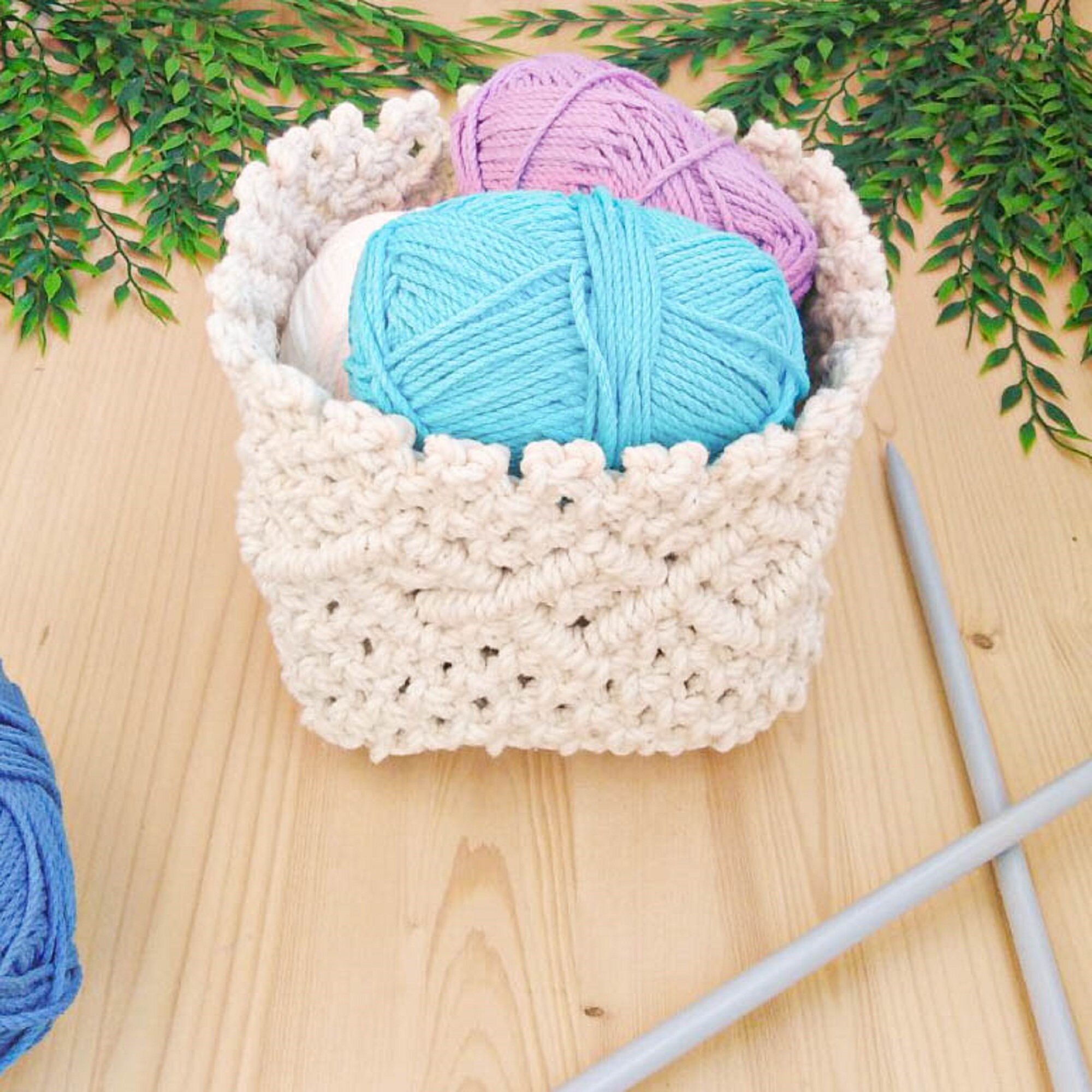 Wicker blanket basket set of 2 Decorative laundry basket Etsy
