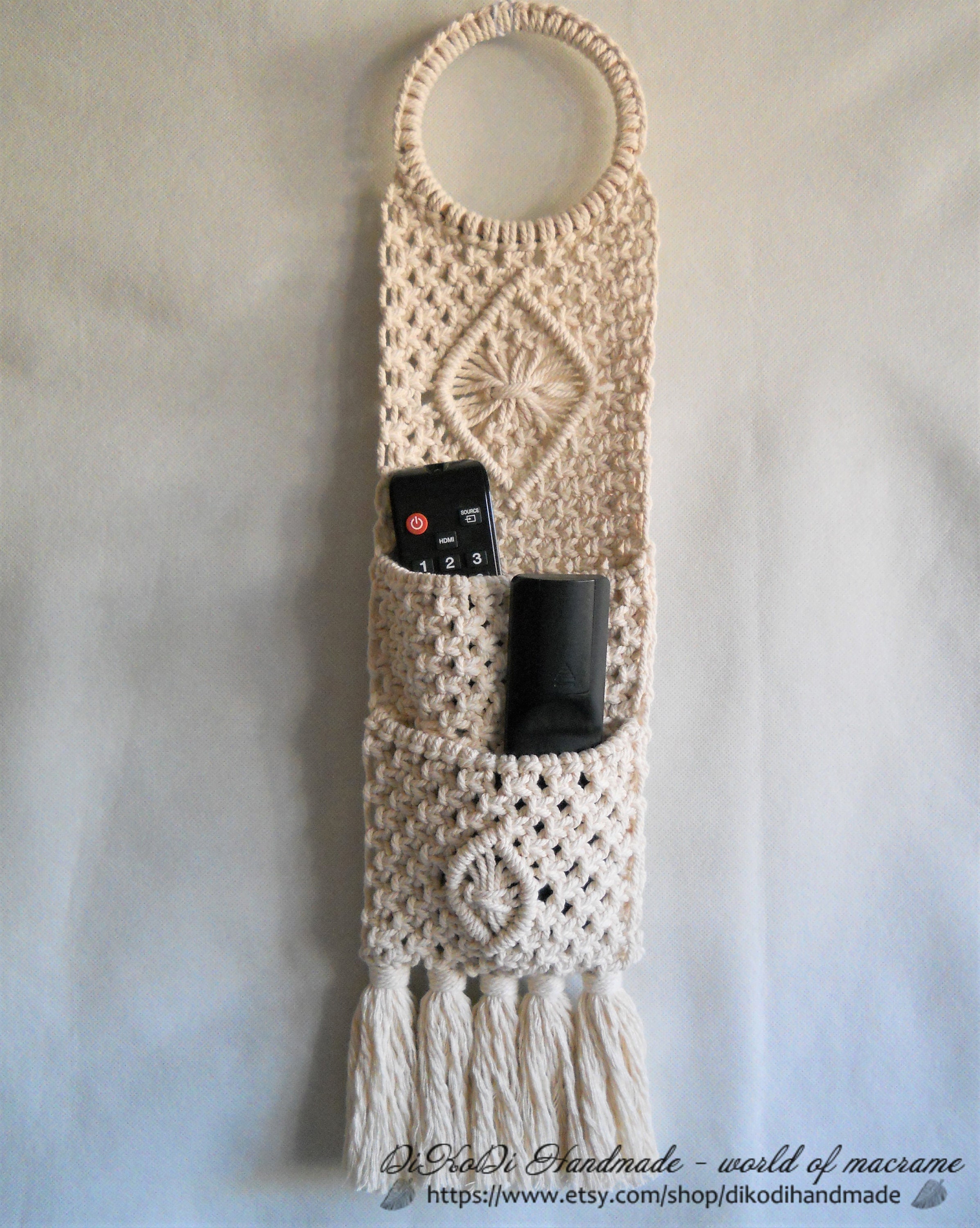 Remote Control Holder for Bed, Door Jewelry Organizer, Wall Remote