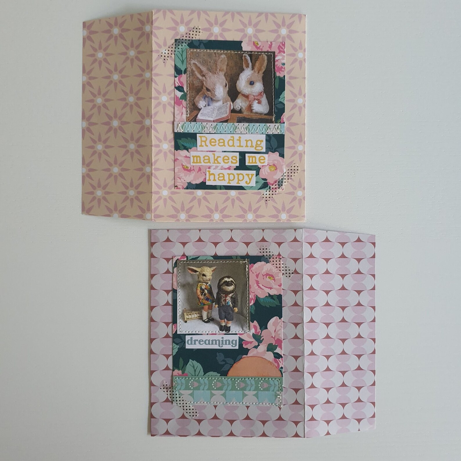 2 x Handmade & Decorated Envelopes Etsy