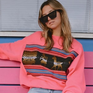 Upcycled Pink Vintage Sweatshirt