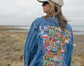 Upcycled National Parks Denim Jacket