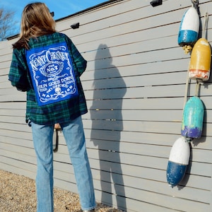 Geüpcycled Kenny Chesney-flanel