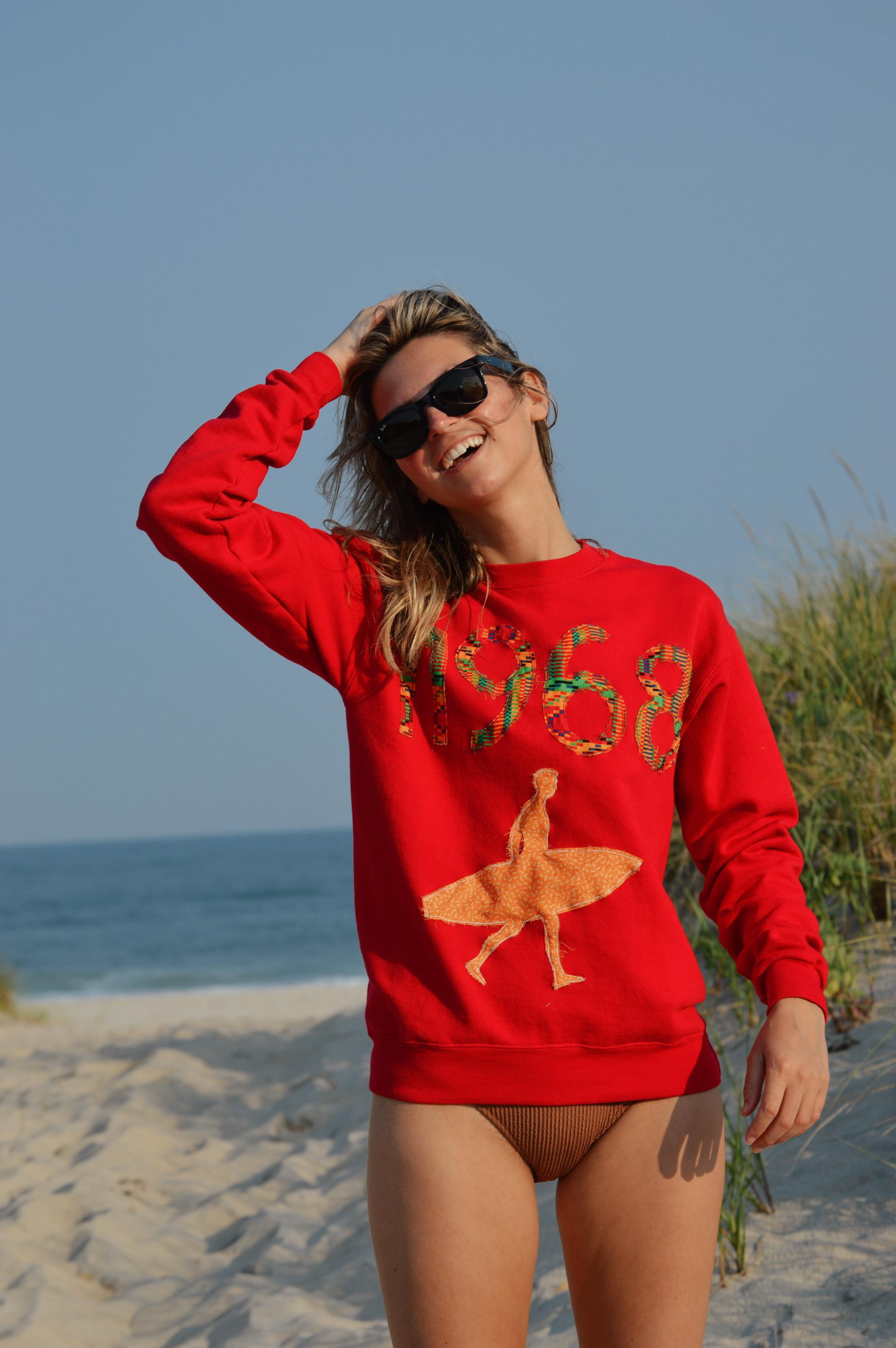 Upcycled Hamptons Sweatshirt
