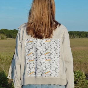 Jaqueta Pink Floyd reciclada