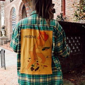 Geüpcycled kastanjebruin 5 flanel