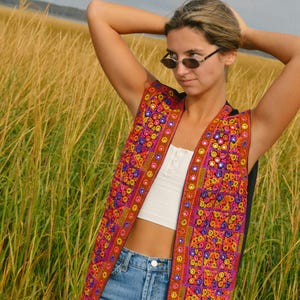 Upcycled Boho Vest