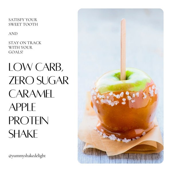 Caramel Apple Sucker Protein Shake Recipe