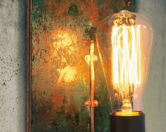 CopperLight (minimalist wall lamp with Edison lamp)