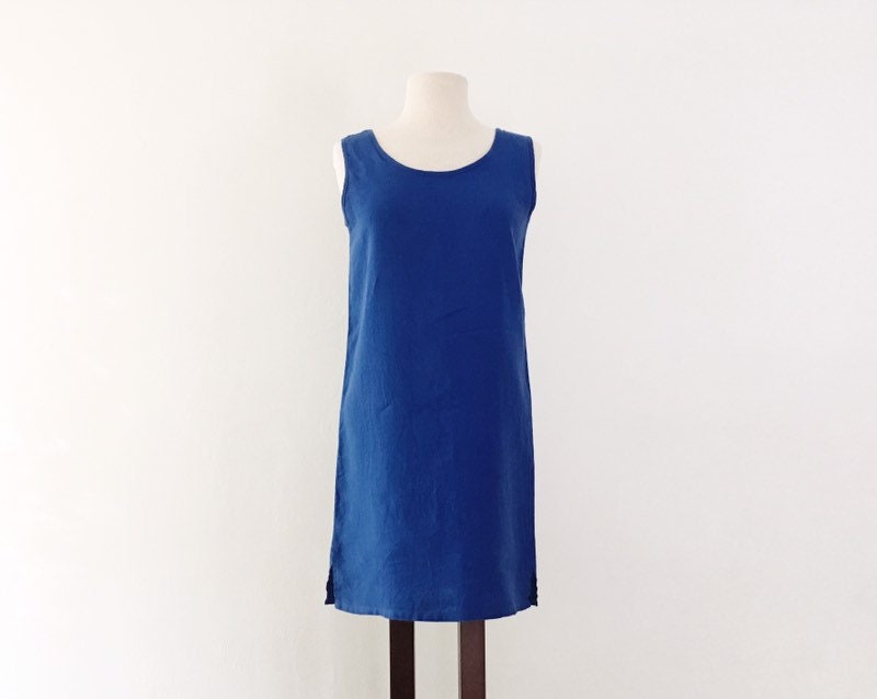 royal blue shift dress