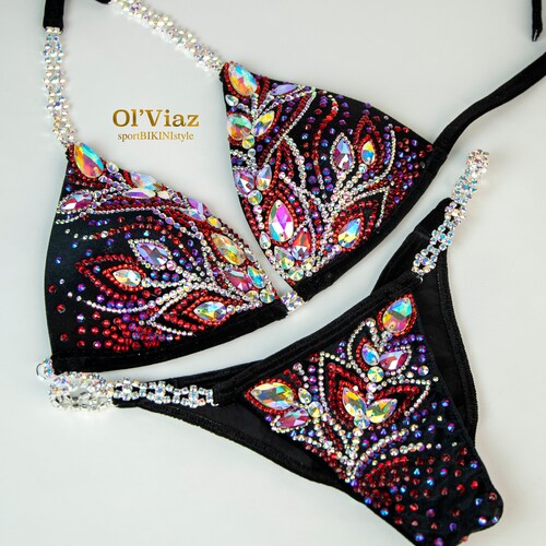 Amber Competition Bikinis NPC,IFBB,WBFF Combinaison de musculation Amber Competition Bikinis NPC,IFBB,WBFF Combinaison de musculation